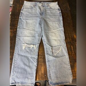 Express straight ankle length jean